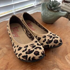 Jellypop Tan and Black Animal Print Flats